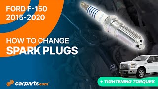 How to replace the Spark Plugs 2015 - 2020 2.7 Ford F-150 ⚡