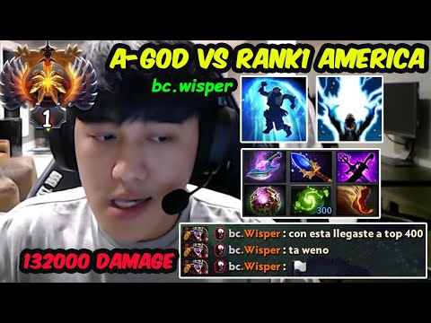 Abed Zeus MIDLANE 132000 DAMAGE vs Rank 1 America Bolivian Doto bc.Wisper Dota 2 pro Gameplay