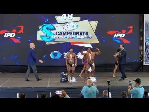 Premiacion Categoría Bodybuilding Senior 65 K.