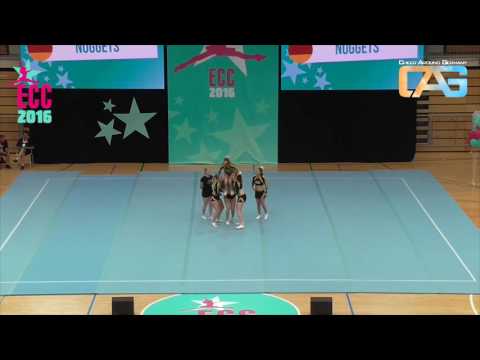 ECC 2016 1.Platz - Nuggets - GROUP STUNT ALL GIRL senior