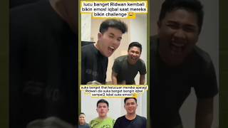 Download lagu lucu banget Ridwan kembali bikin emosi Iqbal saat mereka bikin challenge😂#short#video# mp3