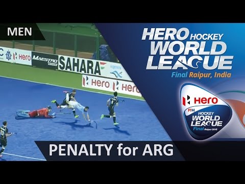 ARG 1-1 GER Great skills from Menini and earns a penalty stroke #HWL2015 #Raipur