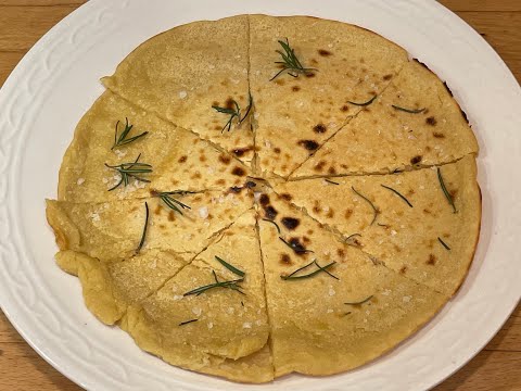 La Cecina Toscana (chickpea flour flat bread)