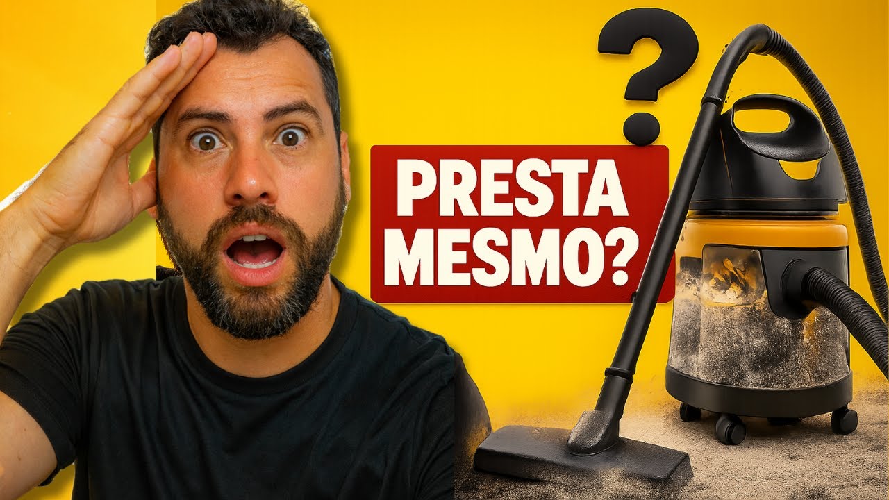 Aspirador de Pó e Água - Teste Completo!