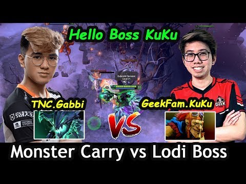 TNC.Gabbi [Outworld Devourer] Carry vs GeekFam.Kuku [Batrider] Dota 2 7.24 pro Gameplay