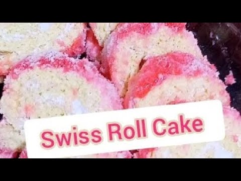 Swiss Roll Cake Yummy And Easy Recipe By Mehreen's kitchen And Vlog