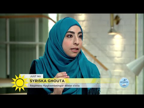 Vittnesmål inifrån Gouta: "Det här är en ren massaker" - Nyhetsmorgon (TV4)