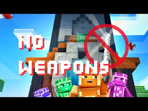 Can you beat Minecraft Dungeons without ANY WEAPONS?