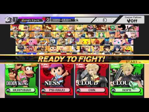 [STR Smash 4 Doubles | Pools] Murphmar/Nopie vs Adam/Raiju