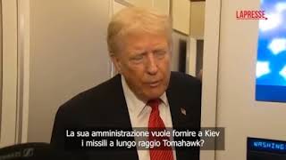 Trump sui missili Tomahawk per Kiev: «Non sto valutando di utilizzarli»