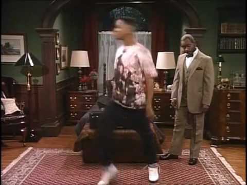 (FRESH PRINCE) Geoffrey swearing at Will Smith + Dance