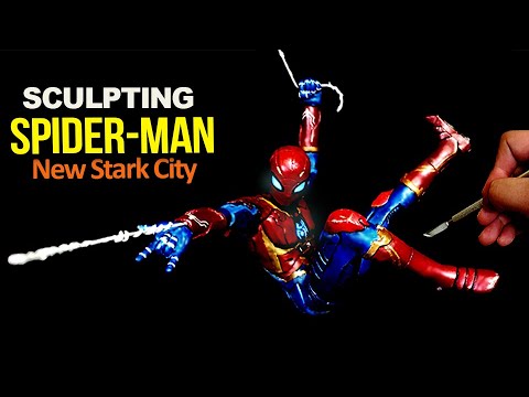 Sculpting SPIDER-MAN: (New Stark City Suit) | Marvel Future Revolution