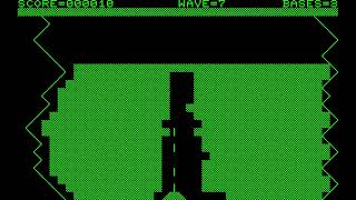 Sharp MZ-80C Game: UFO Caves (1983)