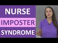 Nurse Imposter Syndrome Feeling Inadequate Stupid Or Fake