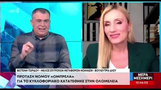 Μέρα Μεσημέρι – Πρόταση Νόμου για το Κυκλοφοριακό