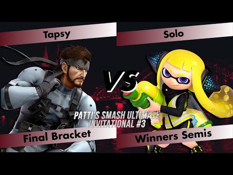 Tapsy vs Solo - Winners Semis - Patti's Smash Ultimate Invitational #3 | Snake vs Inkling
