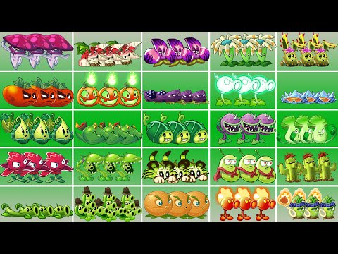 Tournament 25 Team Plants Max Level - Who Will Win? - PvZ 2 Battlez
