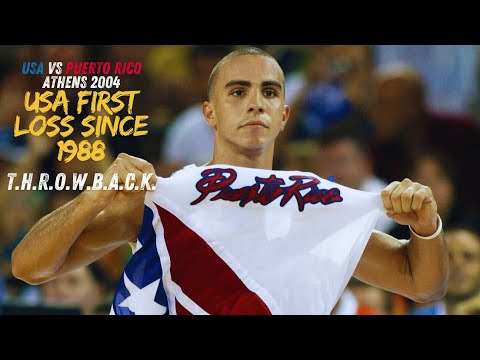 The 2004 Upset in Athens:  Puerto Rico vs Team USA
