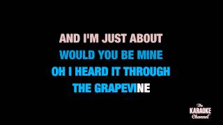 I Heard It Through The Grapevine in the Style of "Marvin Gaye" with lyrics (with lead vocal)