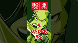 eSHOP SALE ALERT! GREAT 5 UNDER $5 Nintendo Switch & Switch 2 Games DEALS 2026!