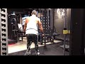 【筋トレ】Vol.120【背中】Tバーロウイング❗️広背筋下部狙いなんだけど、下向いてやるな❗️フォーム確認用でもありますのでご容赦ください🙇♂️