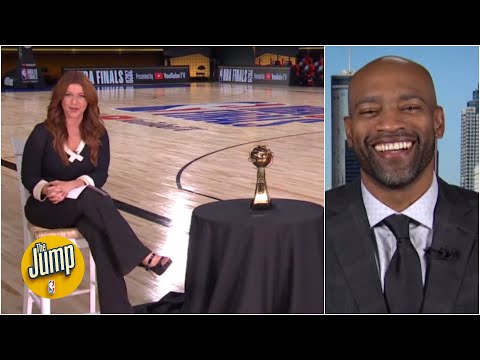 文斯-卡特在電視上獲得了2019-20年NBA體育精神獎的驚喜｜《跳躍》。 (Vince Carter gets surprised on TV with the 2019-20 NBA Sportsmanship Award | The Jump)