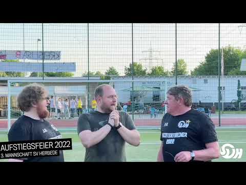 Aufstiegsfeier 3. Mannschaft SV Herbede 2021/2022 - Teil 1