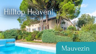 French white stone estate with panoramic view | Lomagne Properties