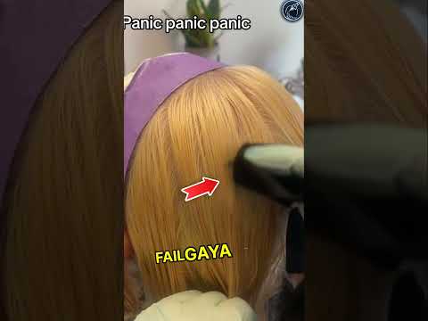 This hairstyle is made a huge mistake | But can she correct it 😱🫡 #respect #shorts #ytshorts