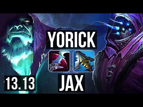 YORICK vs JAX (TOP) | 3.0M mastery, 1500+ games | EUW Master | 13.13