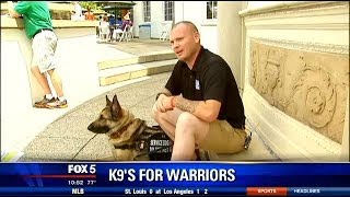 Service dog helps