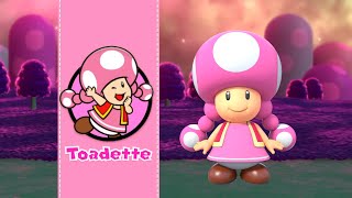Playable Toadette in Super Mario 3D World