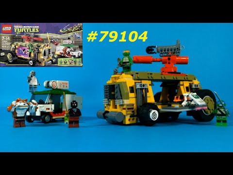Vidéo LEGO Tortues Ninja 79104 : La course-poursuite en Shellraiser