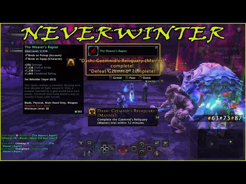 (MASTER) GZEMNID'S RELIQUARY DASH RUN #neverwinter
