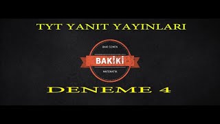 YANIT    Yayınları TÜRKİYE GENELİ  TYT 4 MATEMATİK ÇÖZÜMLERİ