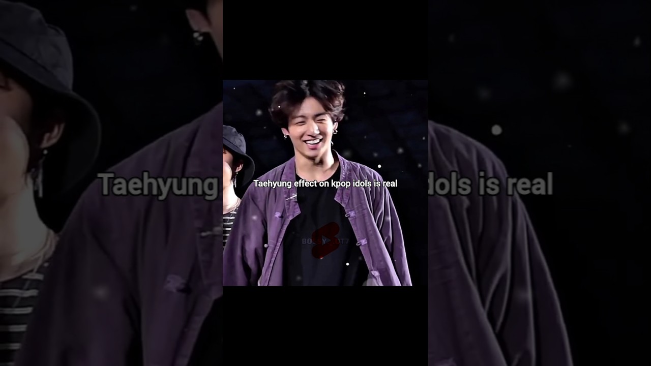 Taehyung effect on idols is real ||#shorts @BOSSY._.OT7 #bts #1million #fyp