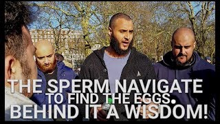 Video: Sperm is 'divinely' guided to an Egg. As a grown man, who guides you? - Mohammed Hijab vs Alex