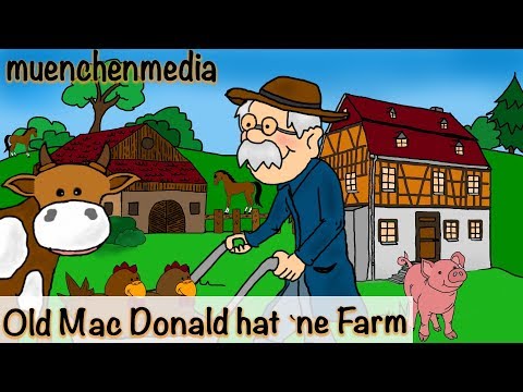 🎵 Old MacDonald had a Farm deutsch - Kinderlieder zum Mitsingen | Kinderlieder deutsch
