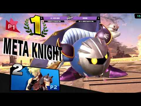 Fusion.exe 58 - DI Meta-Main (Meta Knight) vs SirHunk (Cloud) - Top 16 - Winners Quarter-Final