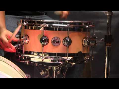 DW Collector's Series 7x14 Edge Snare Drum Twisted Maple