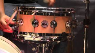 Video thumbnail for DW Collector's Series 7x14 Edge Snare Drum Twisted Maple by cymbalfusion drum shop