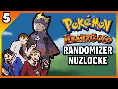 Pokemon Heart Gold Randomizer Nuzlocke Part 5 - Oops All Tyranitars!