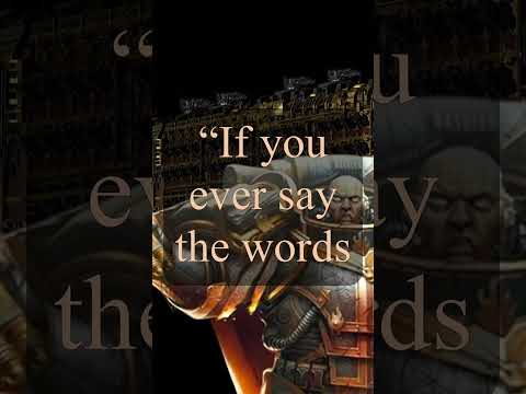 Lorgar Threatens To Kill Angron | From Betrayer | A Warhammer 40K book dub