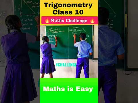 Trigonometry Class 10 🔥 | Class 10 Maths | NCERT Ex 8.1 #trigonometry #fun #shorts #youtubeshorts
