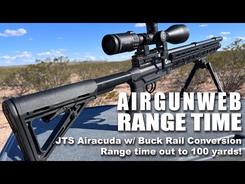 JTS Airacuda Standard with Buck Rail Tactical Stock - Range Time - Does it shoot better?