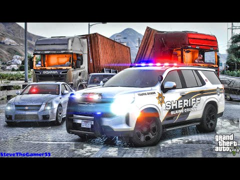 Sheriff Monday Patrol|| Ep 65|| GTA 5 Mod Lspdfr|| #lspdfr #stevethegamer55