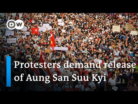 緬甸軍政府封鎖了所有的互聯網，抗議活動不斷增加｜DW新聞網 (Myanmar's military junta blocks all internet as protests grow | DW News)