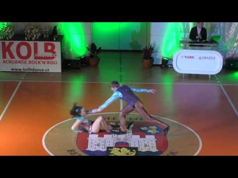 Lukáš Sláma a Anna Fořtová, ktg: junior - 1.místo