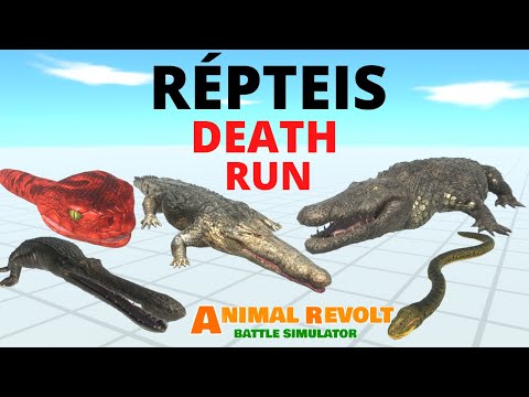 Répteis Death Run   Animal Revolt Battle Simulator