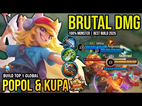 POPOL & KUPA BEST BUILD 2026 | BUILD TOP 1 GLOBAL POPOL & KUPA GAMEPLAY | MOBILE LEGENDS✓